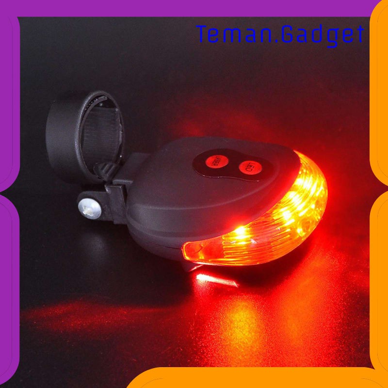 TG-IB360 TAFFLED BICYCLE LASER STROBE TAILLIGHT 5 LED / LAMPU LED SEPEDA SL-116