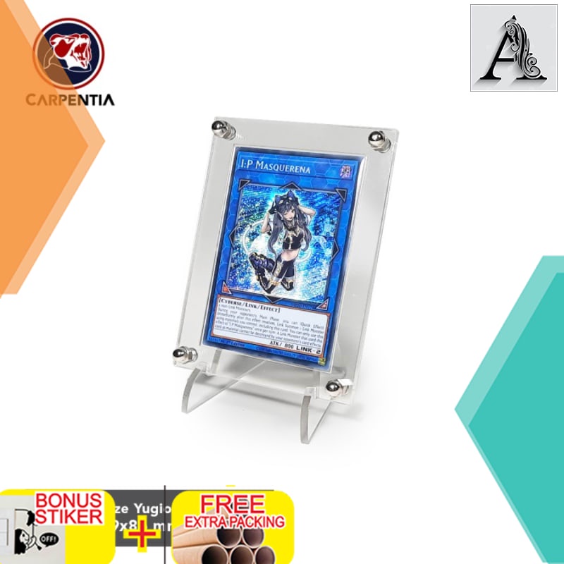 

Terlaris Yugioh/Vanguard Acrylic Display Frame - Standing Kartu Akrilik -Bening