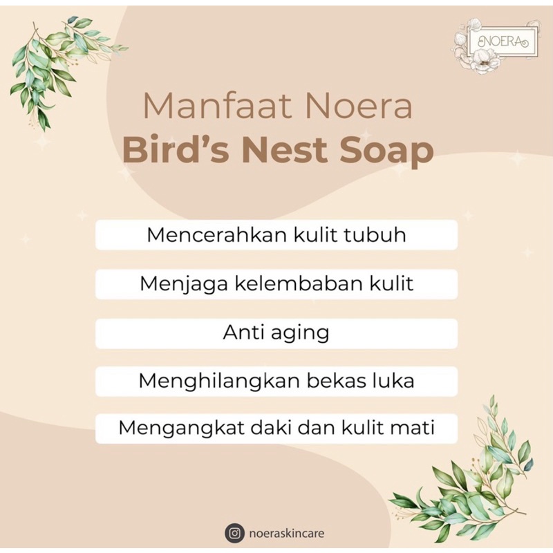Noera Bird Nest Soap