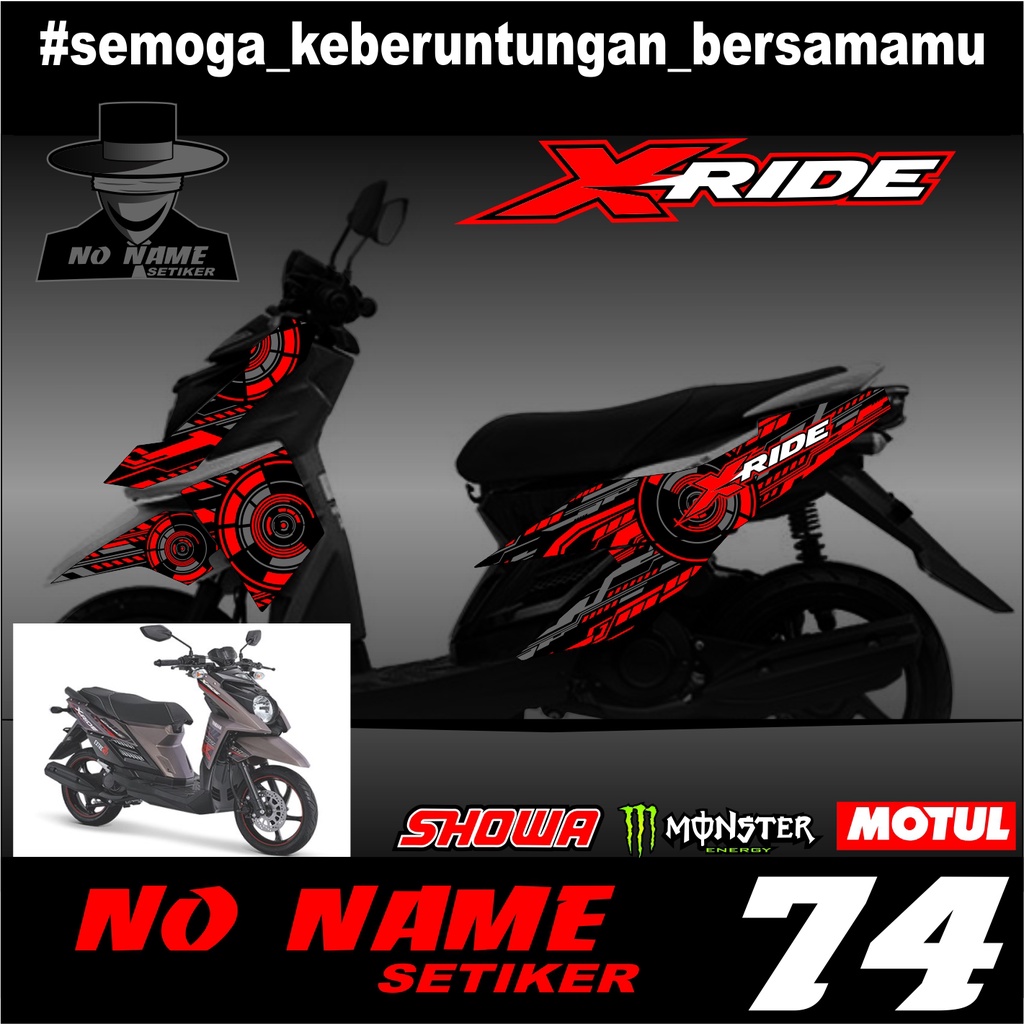 Striping X Ride(74)2013 2014 2015 2016 2017 2018 2019 stiker stricker setiker