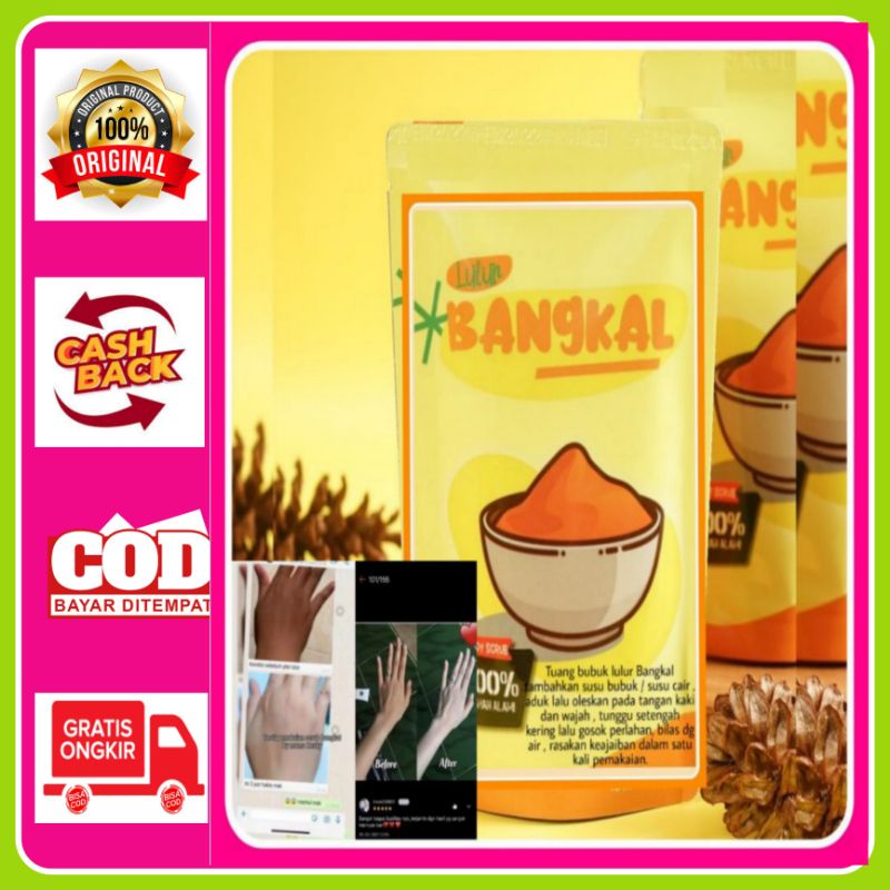 LULUR REMPAH BANGKAL  PEMUTIH PENCERAH WAJAH DAN BADAN 15gram