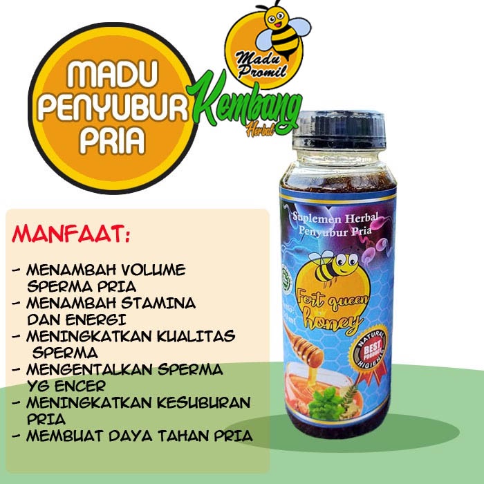 Madu Penyubur Pria Fert Queen Honey Madu Stamina Pria
