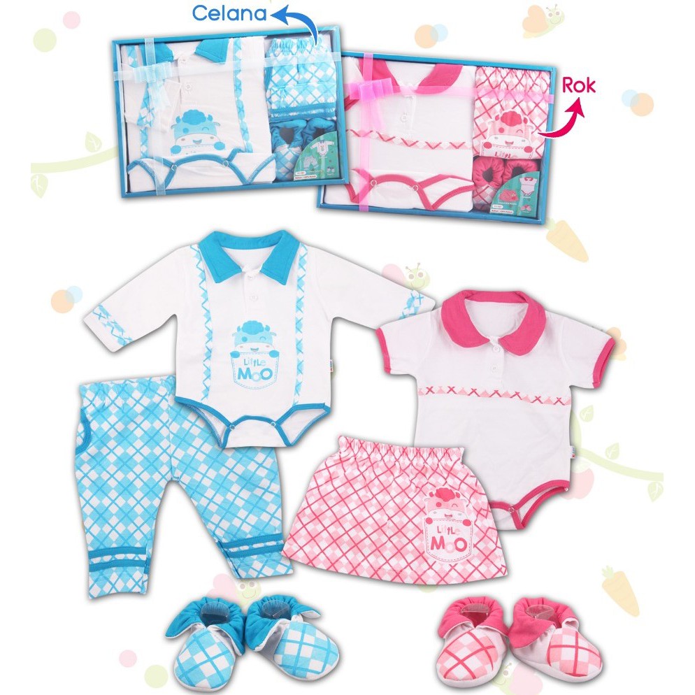 Kiddy Baby Set KD11161 - Set Pakaian Bayi / Kado Lahiran