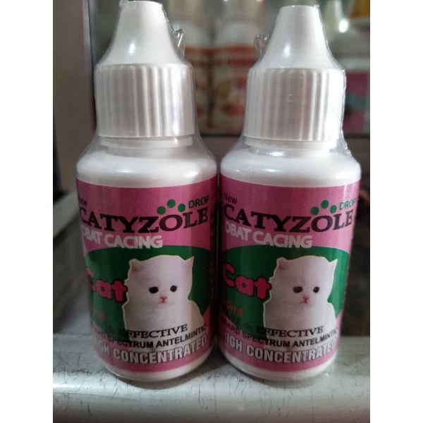 CATYZOLE - Obat Cacing Kucing 30 ml