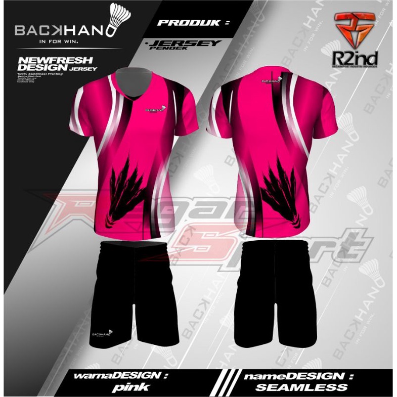 STELAN JERSEY BADMINTON DESIGN SEAMLESS