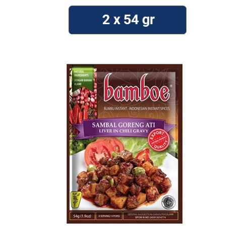 

Bamboe Bumbu Sambal Goreng Ati 2 x 54 gr