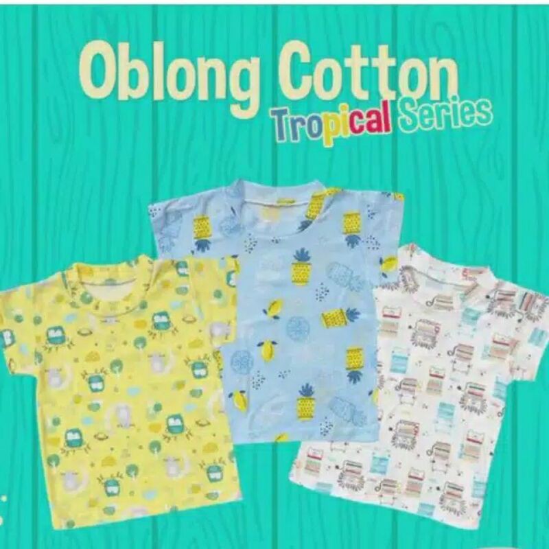 Baju Kaos bayi Libby oblong size 6-12, 12-18, 18-24 month