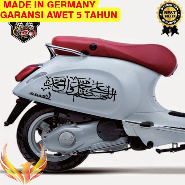 Gambar Kaligrafi Bentuk Vespa