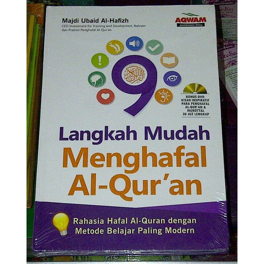 9 Langkah Mudah Menghafal Al-Quran, Buku cara Hafal Alquran