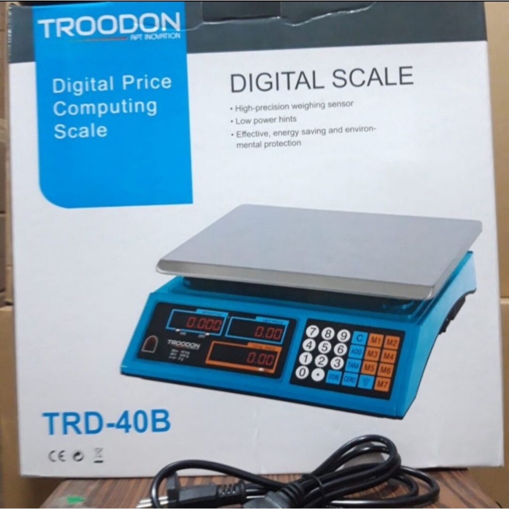 Timbangan Buah Digital Scale Double Computing TROODON 40kg KUAT / KOKOH MANTAP