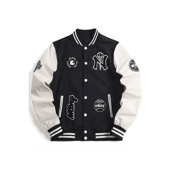 MLB NY Varcity Jacket Baseball Oversize-Unisex Jacket Casual Fashion Korean Style