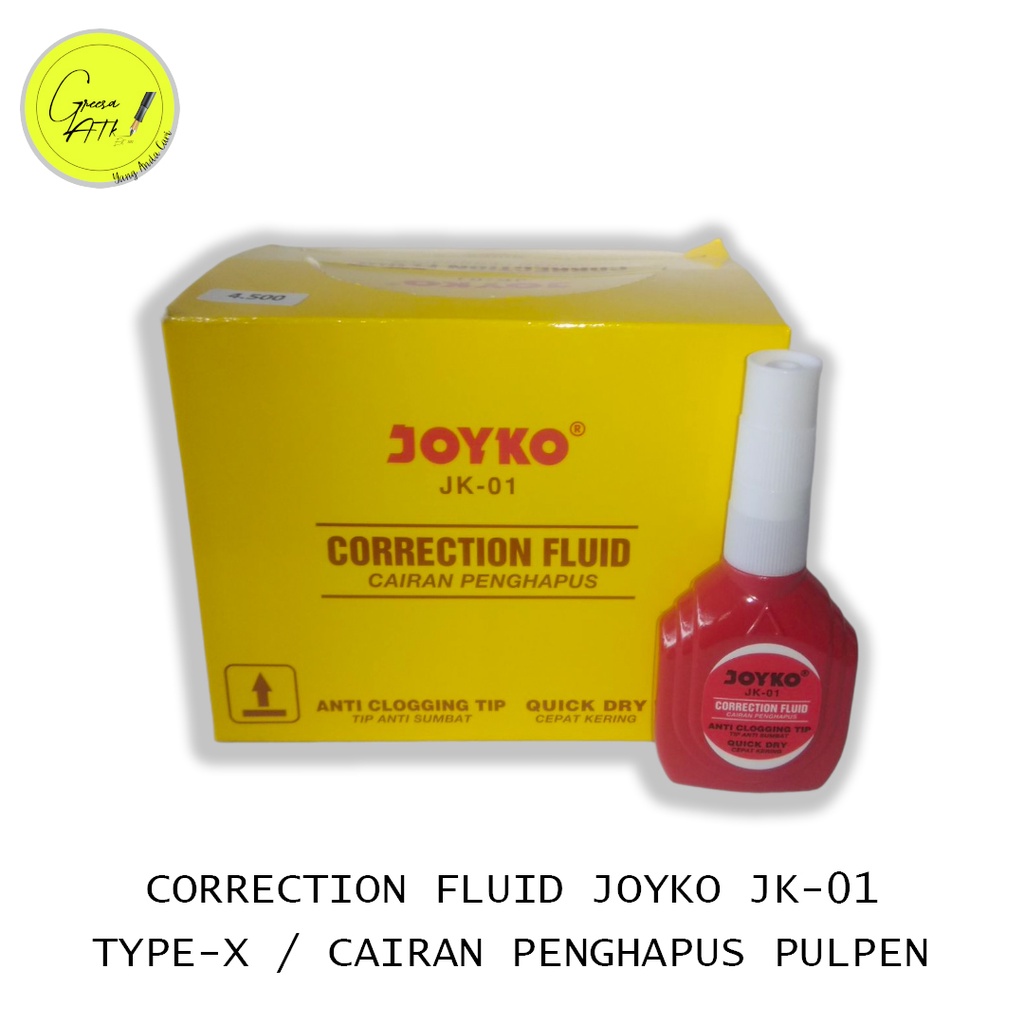 

Tipe X / Correction Pen Joyko