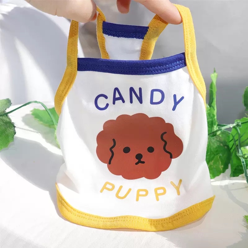 candy puppy tank top