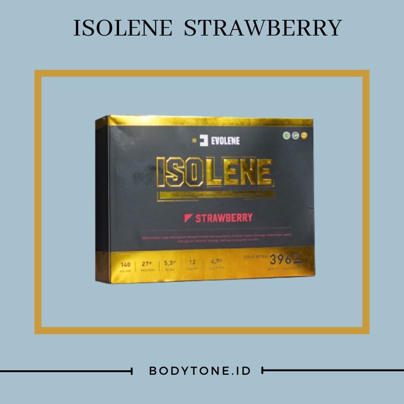 

ISOLENE EVOLENE WHEY PROTEIN 12 SACHETS RASA STRAWBERRY 100% ORIGINAL AGEN RESMI EVOLENE SUKOHARJO