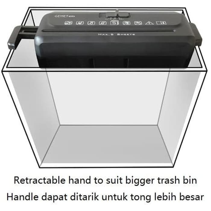 

Mesin Penghancur Kertas Paper Shredder GEMET 60A