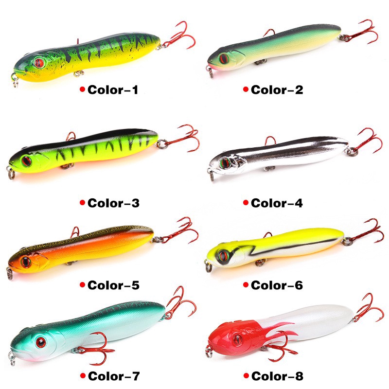 Top Water Lure Umpan Mancing 10cm/15.6g Sinking Minnow Umpan Pancing Buatan Umpan Pancing Alat Pancing Murah relix nusantara Snake Head Umpan Ikan Kail Pancing Alat Pancing Umpan Mancing