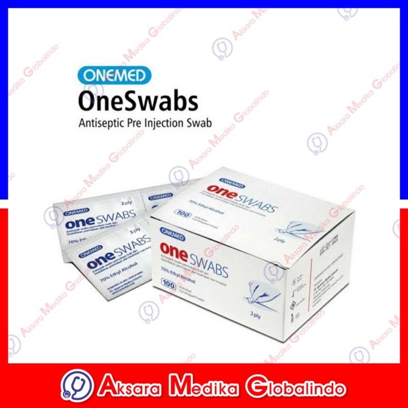 ALCOHOL SWAB ONEMED ALKOHOL ONESWAB ONE SWAB#AMG