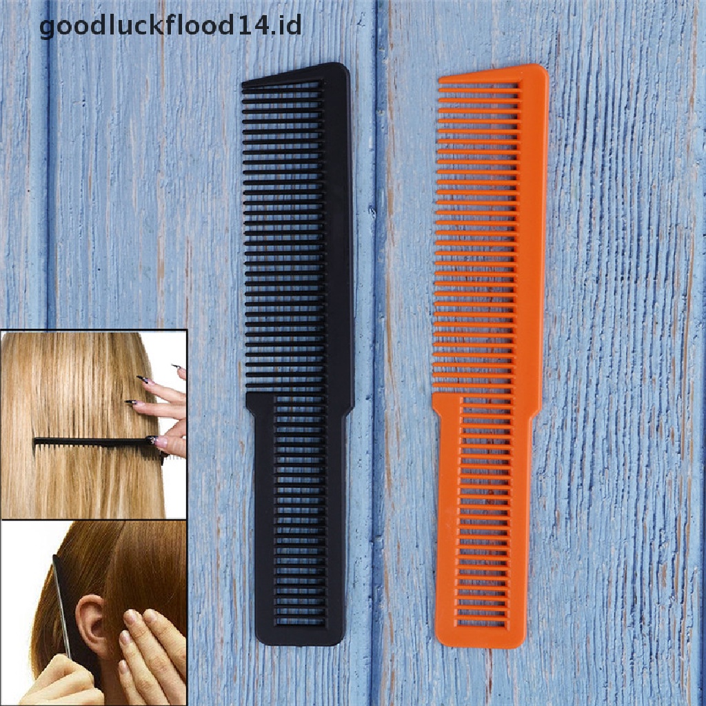 [OOID] 1Pc Plastic Hair Cutting Comb Durable Hair Salon Trimming Comb Hairdressing Tool ID