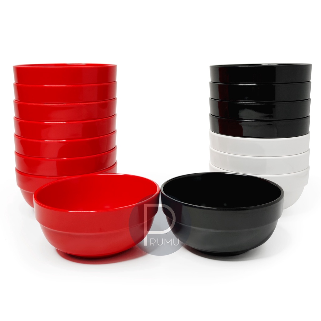 Mangkok Susun - Mangkok Melamin 4 Inch -  Mangkok Kecil - Stackable Bowl - Stack Bowl - MK1310