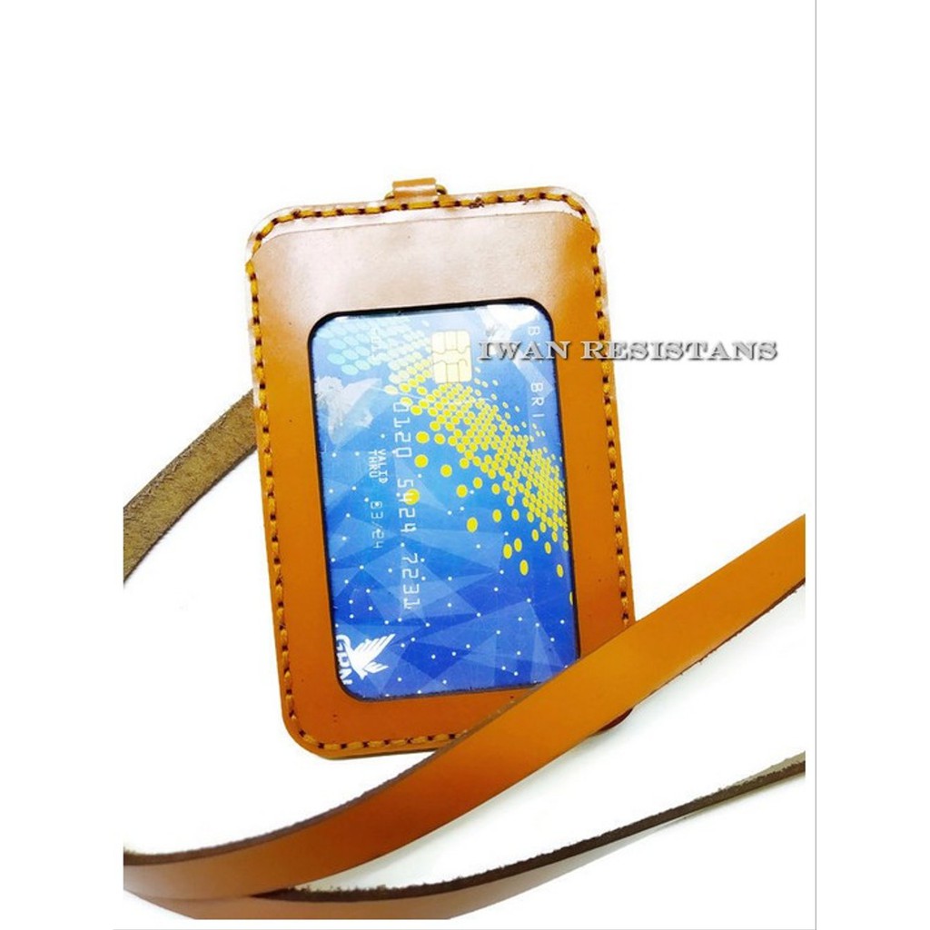 

ID Card Holder Kulit Asli ,Name Tag holder Kulit Asli