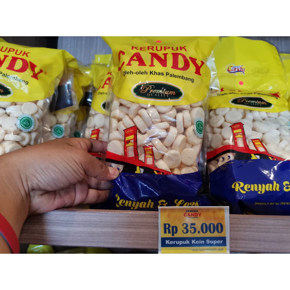 

Kerupuk Koin SUPER - Kerupuk Ikan khas Pempek Candy - ASLI Palembang