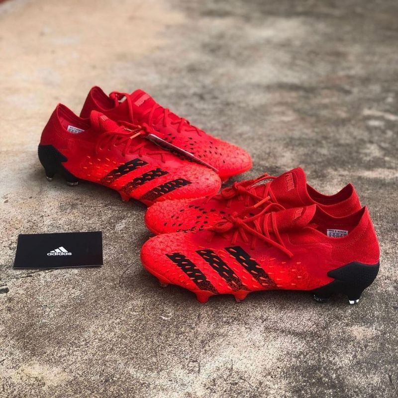 SEPATU BOLA ADIDAS PREDATOR MUTATOR 20 / BOLA ADIDAS PREDATOR MUTATOR FREAK PREMIUM IMPORT-Freak Low Merah