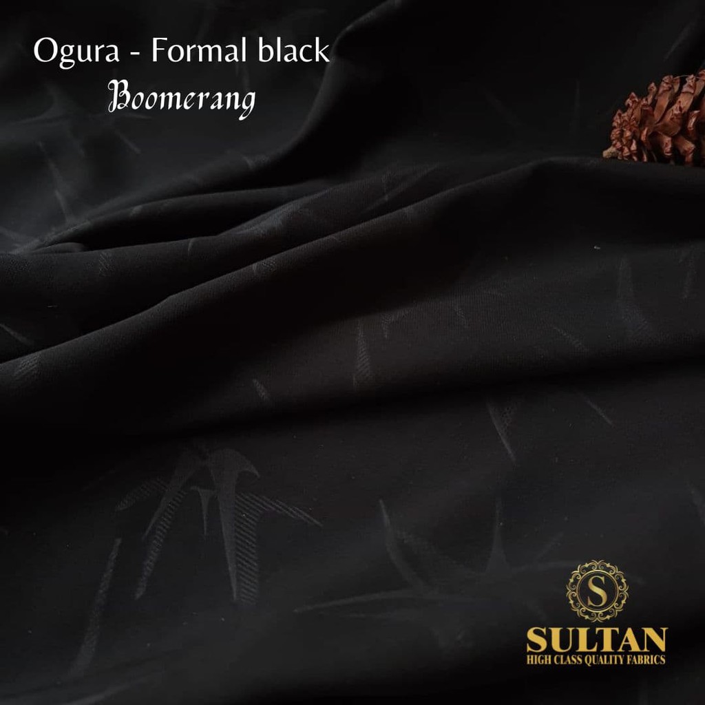 Kain Abaya Sultan Ogura Emboss BOOMERANG
