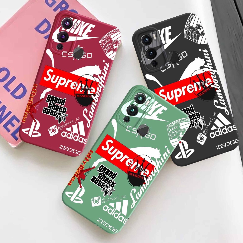 Case Store - Softcase Pro Camera LOGO BRAND- REALME C31 - REALME C35 - REALME NARZO 50A PRIME - REAL