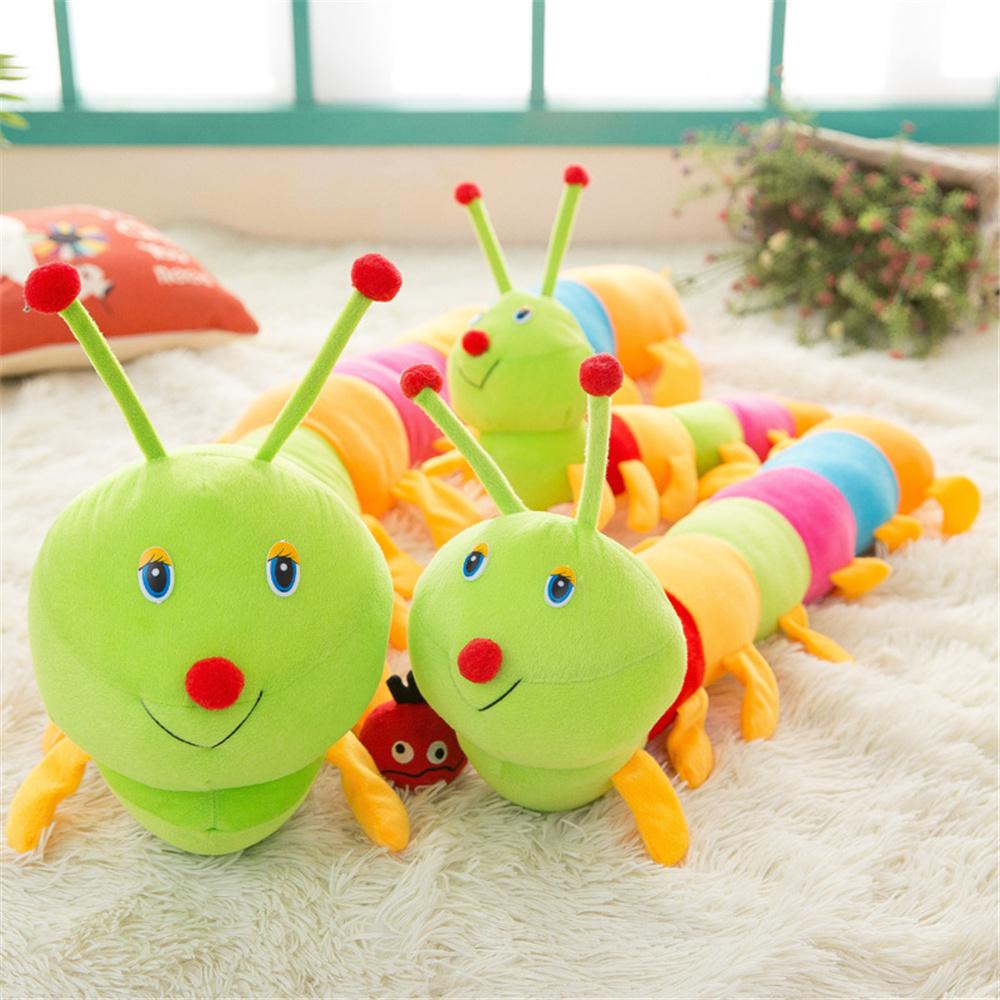 Needway Boneka Serangga Lucu Anak Anak Boneka Plush Lembut Katun Cotton Inchworm Boneka Mainan