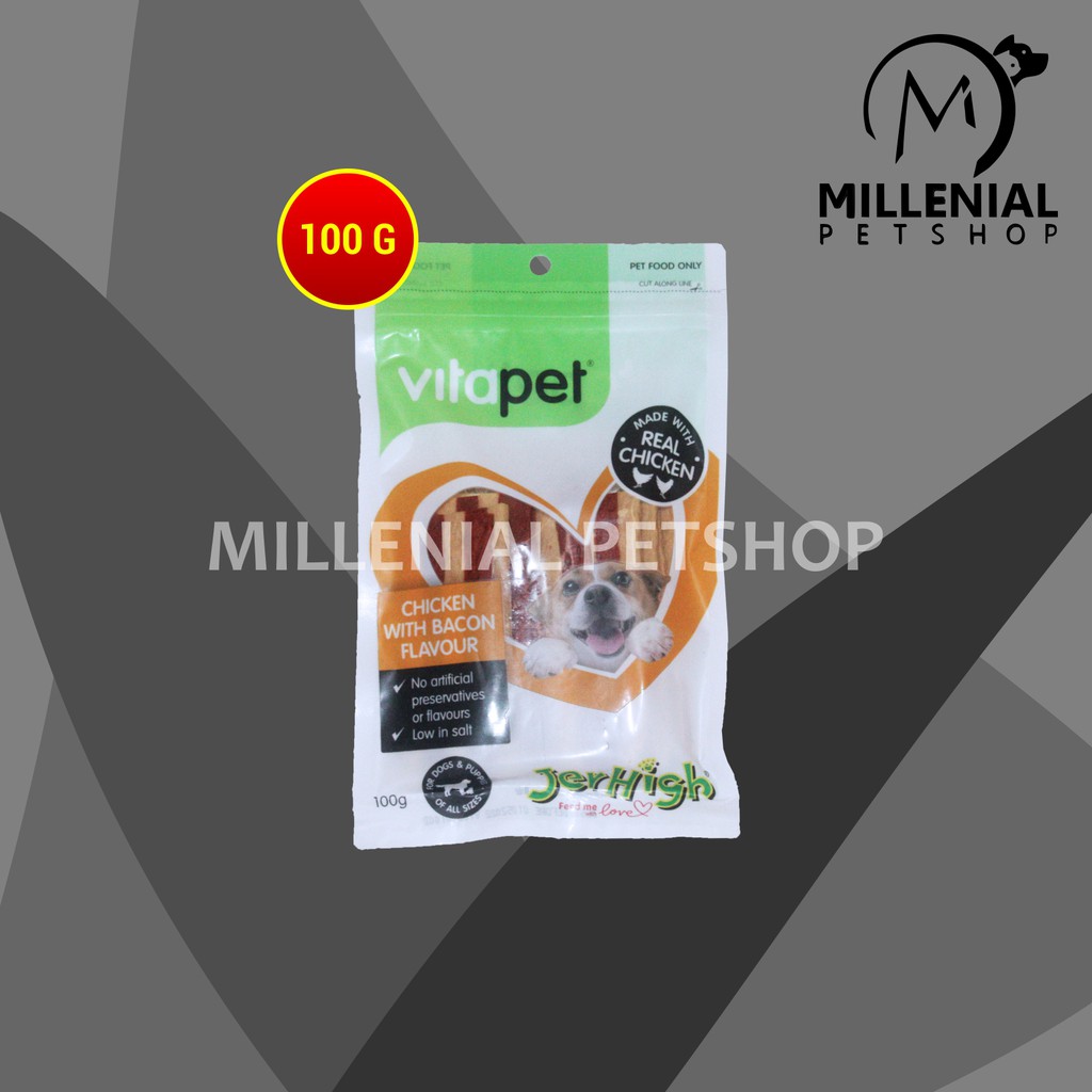 Snack Anjing Cemilan Anjing Vita pet Jerhigh 100 Gram