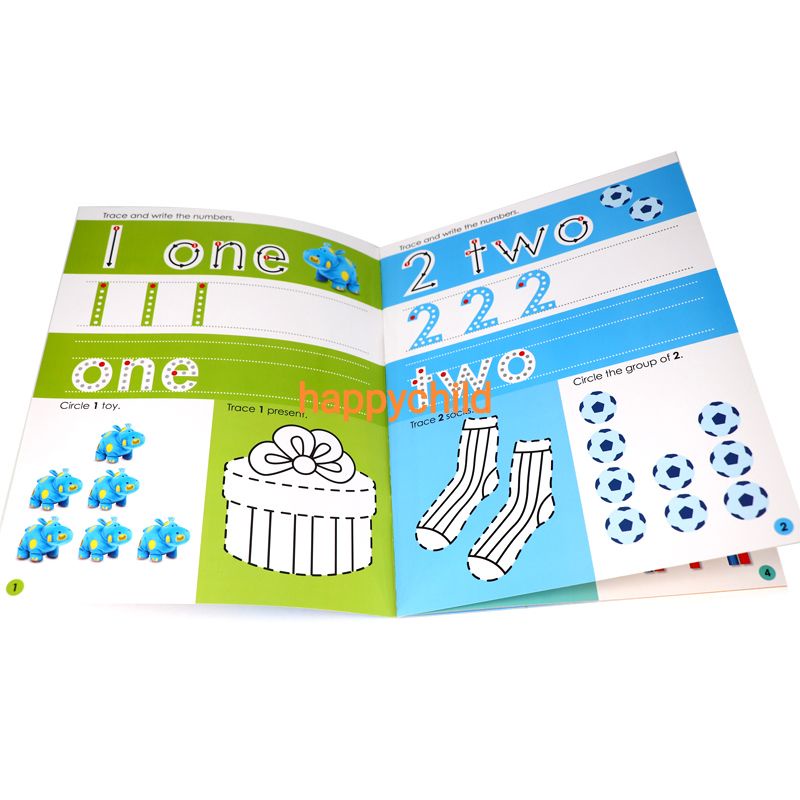 Original wipe clean Counting to Ten  Ready set learn buku anak buku nursery buku impor happychild