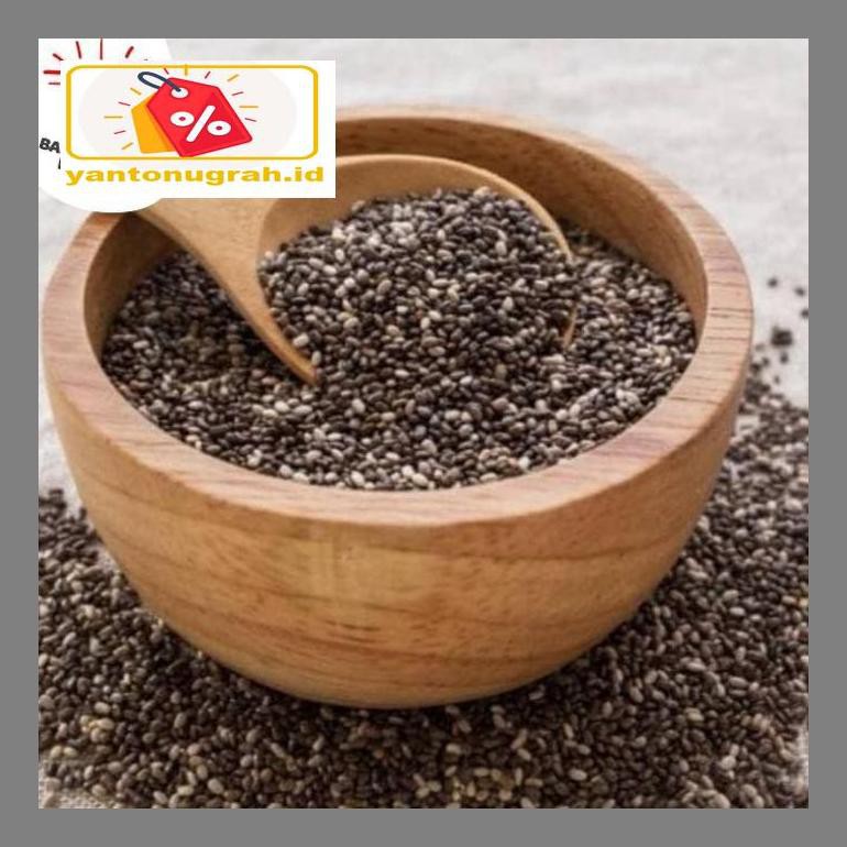 

S50Mkkar Organic Black Chia Seed 1000 Gram / 1 Kg Murah Dr05Ytd