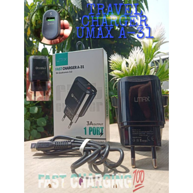 charger qualcom umax fast charging