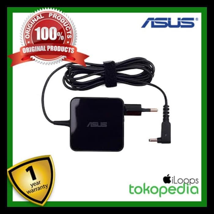 Promo Murah Original Grns 1Th Adaptor Charger Laptop Asus X201 X201E >dks