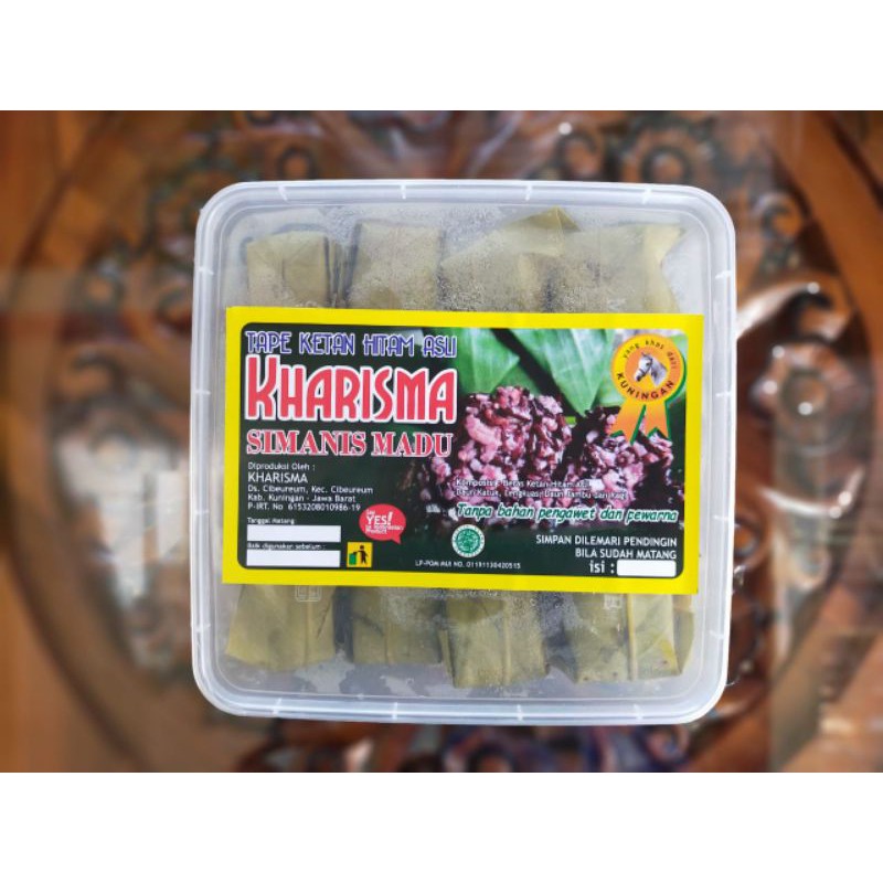 

tape ketan hitam kharisma simanis madu isi 34