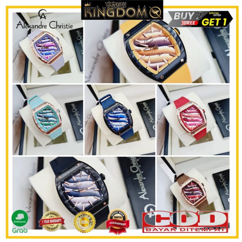 Terbaru Jamtangan wanita Alexandre christie AC 5001 /AC 5001 / 5001 Original garansi resmi 1thn
