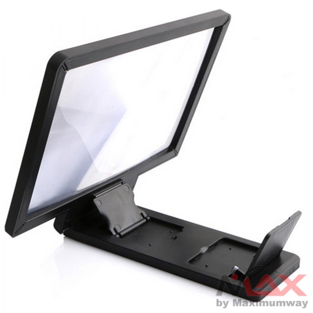 Pembesar monitor HP sebesar TV Kaca Pembesar layar handphone seperti TV 3D proyektor layar HP Magnifier untuk Smartphone Universal Lightweight Phone Movie Screen Enlarge 3D Vivid Magnifier Stand Holder HD Projector Stand Holder For Mobile Phone