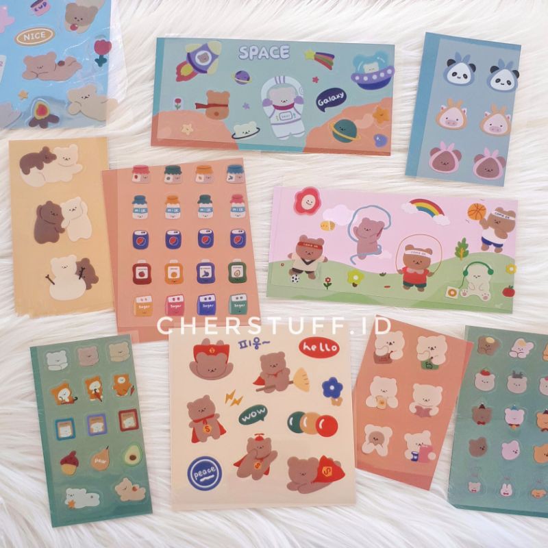 

sticker doodle bear | CHERSTUFF.ID