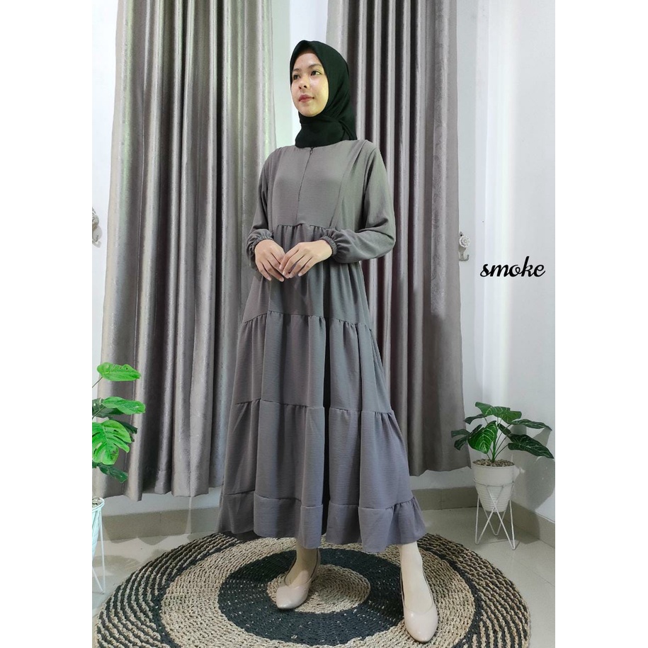 Midi Dress Crinkle Airflow/ Florise Midi Dress Airflow / Midi Dress Crinkle Premium