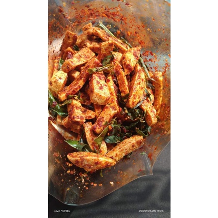 

Basreng iris daun jeruk boleh berminyak/kering