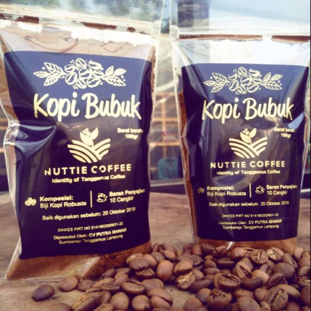 

Kopi Lampung merk Nuttie coffee