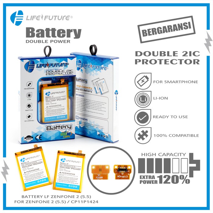 Baterai Asus Zenfone Selfie / Baterai Asus Zenfone 2 (5.5)  Laser ZE550KL / Baterai Asus C11P1501 Li