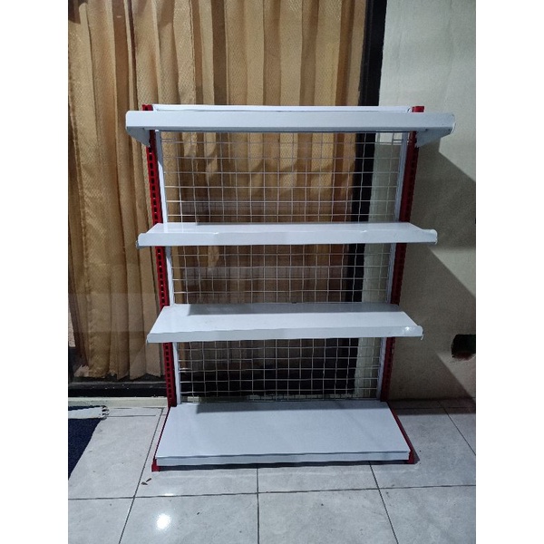 Rak minimarket bekas bahan premium