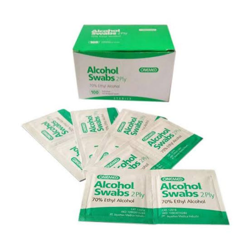 Alkohol swabs 100 Pcs Onemed / Alkohol swabs 70% 100 Pcs Onemed