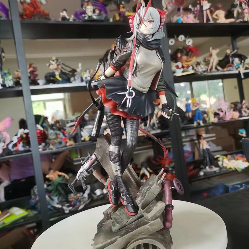 Mainan Action Figure Anime Game Arknights W 1 / 7 Bahan PVC Ukuran 27cm Untuk Hadiah Anak