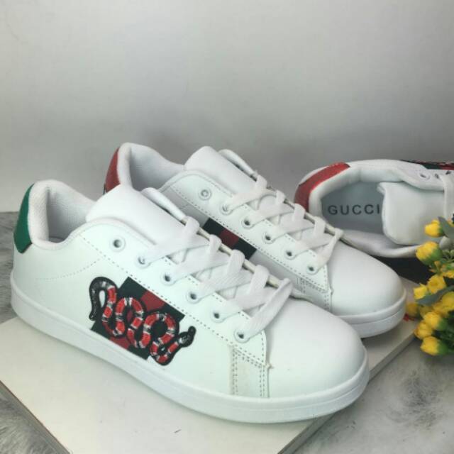 SNEAKERS GUCCI SNAKE WHITE