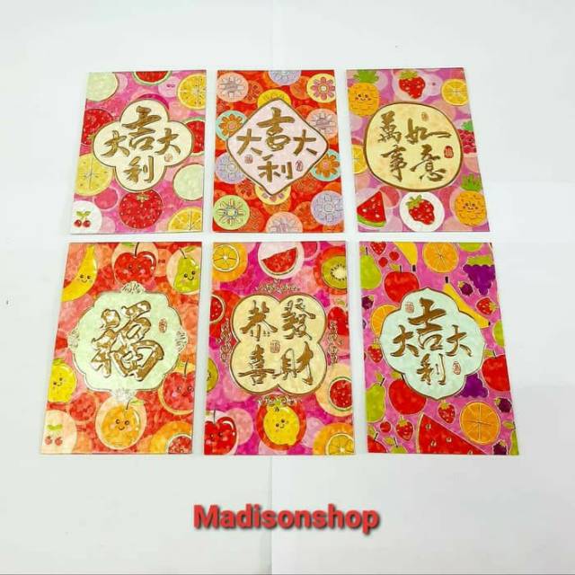 Angpao Imlek 3565 Ampao Fancy Termurah Kertas Angpao Grosir Imlek Acc
