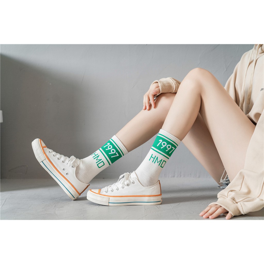 KK-51 kaos kaki wanita cotton tebal olahraga casual 1975 1977 socks import jepang