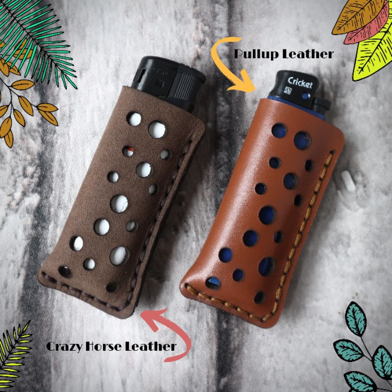 Tempat Korek Api Kulit Sarung Korek Api Kulit Wadah Korek Api Gas Kulit Asli