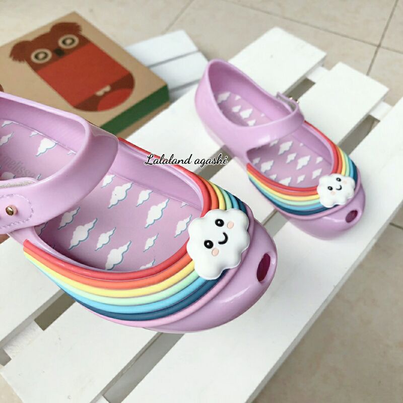 Sepatu Minimel ultragirl sunnyday Pink/sepatu melissa anak/ sepatu melissa pelangi